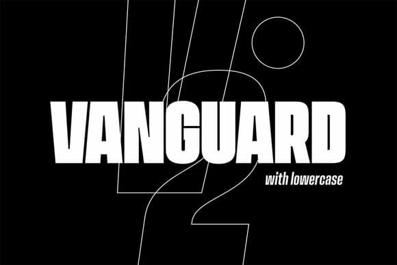 Vanguard CF bold display font