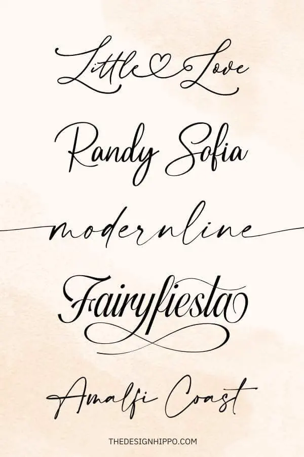 Best Calligraphy Fonts for Cricut