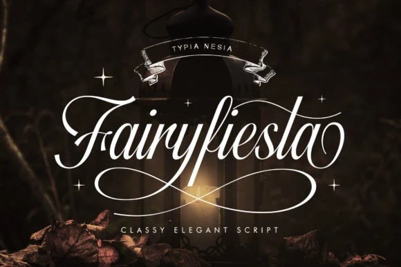 Fairyfiesta cursive calligraphy font