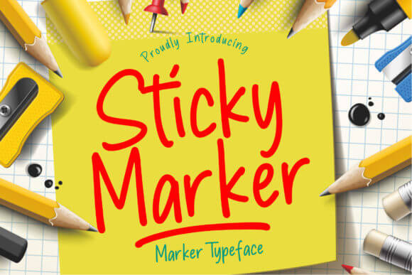 display of the Sticky Marker