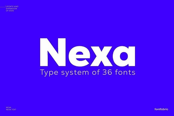 Nexa most readable font for signs