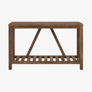 solid wood console table