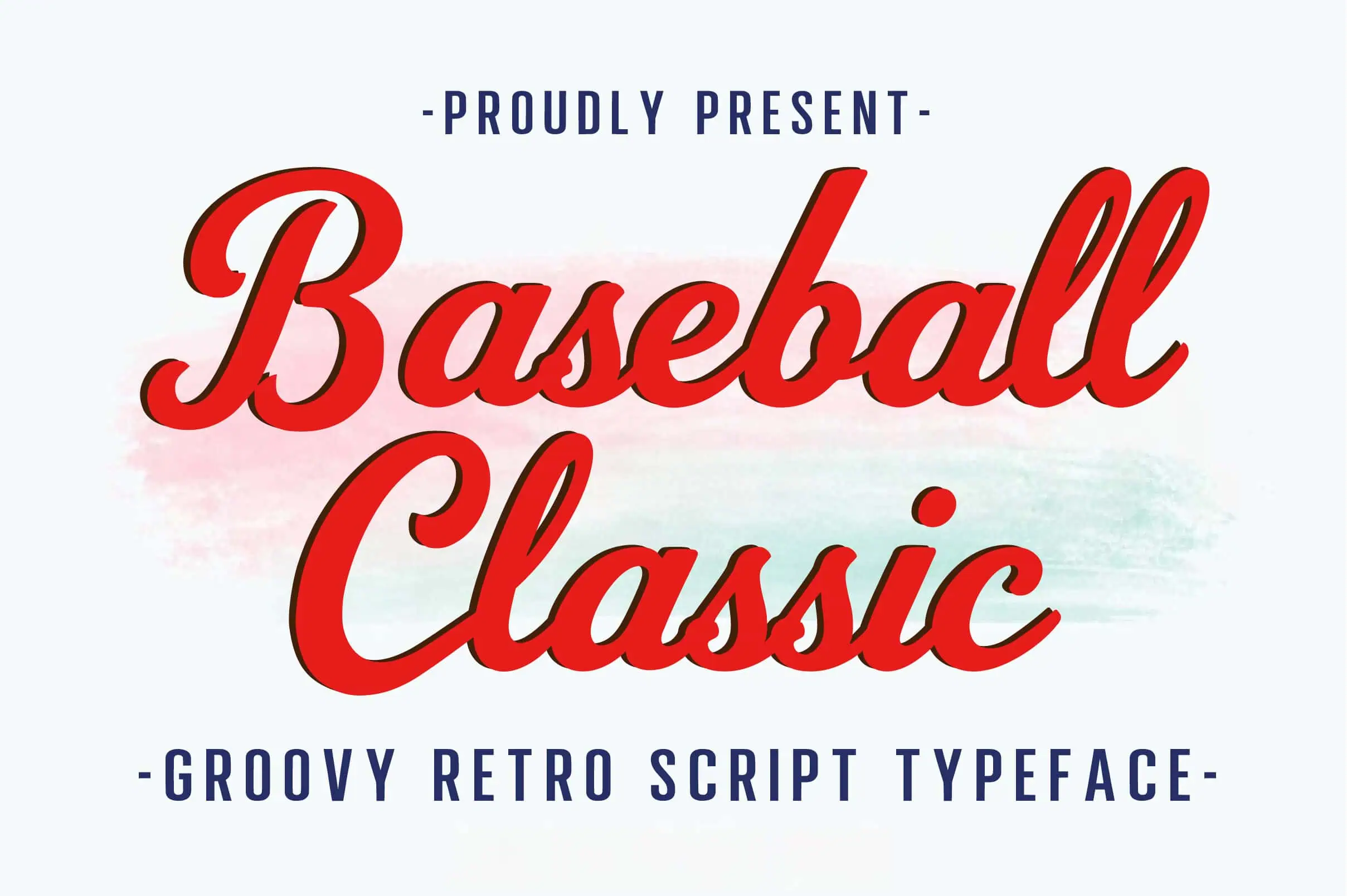 Baseball Classic font preview from Creative Fabrica
