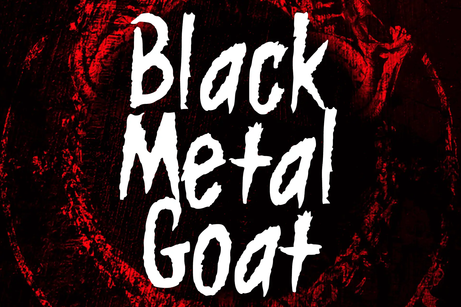 Black Metal Goat font preview from Creative Fabrica