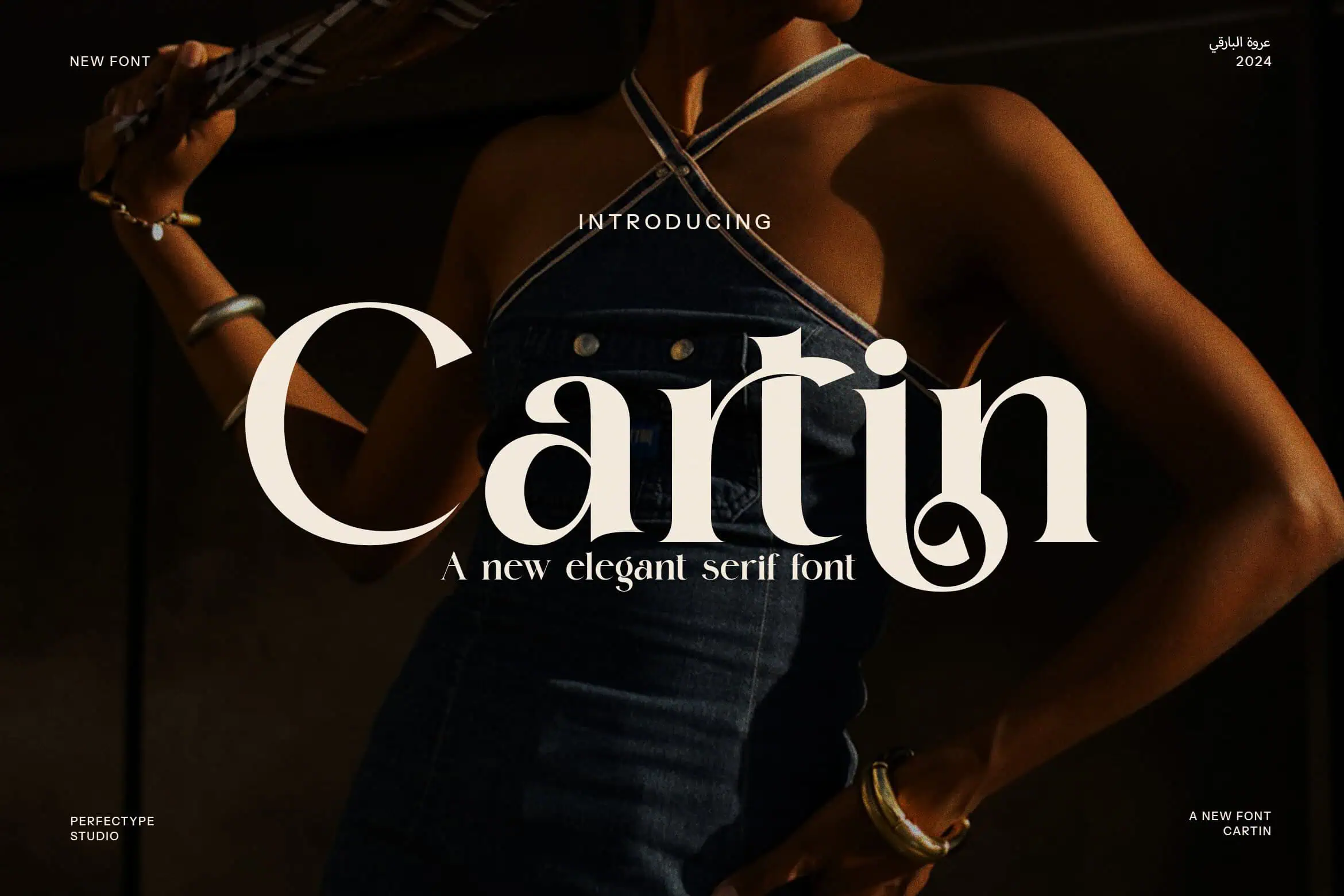 Cartin font preview from Creative Fabrica