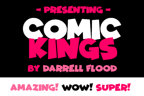 Comic Kings font preview from Creative Fabrica