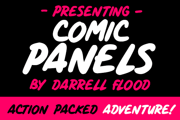 Comic Panels font preview from Creative Fabrica