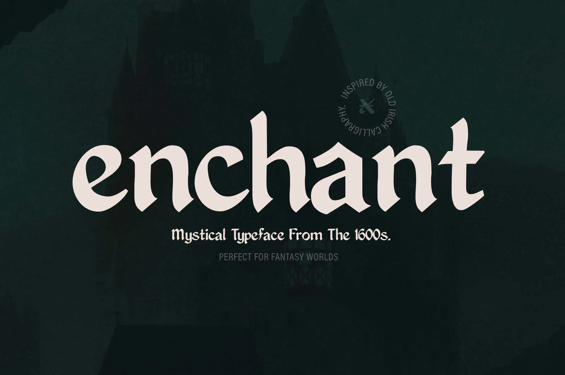 Enchant font preview from Creative Fabrica