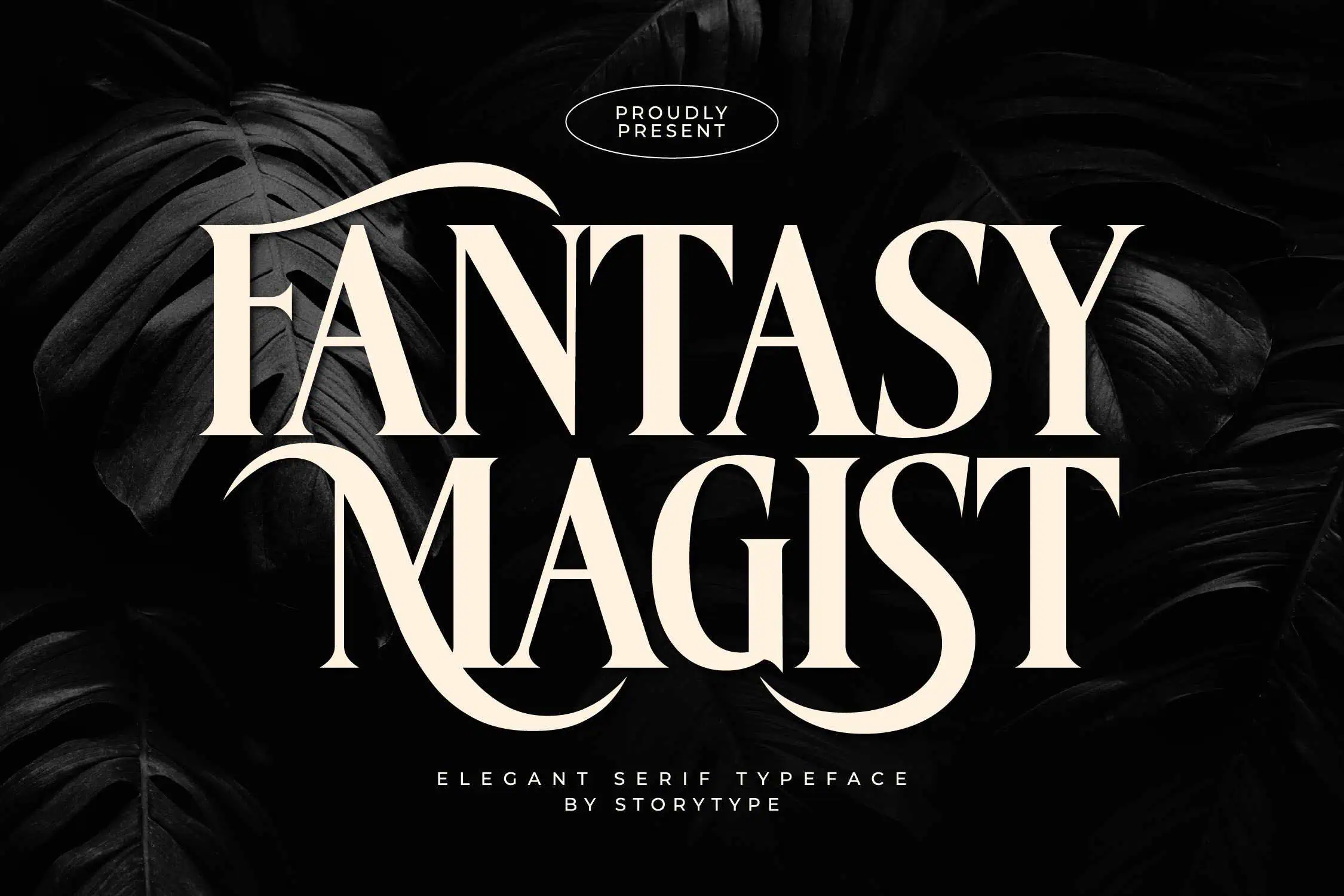 Fantasy Magist font preview from Creative Fabrica