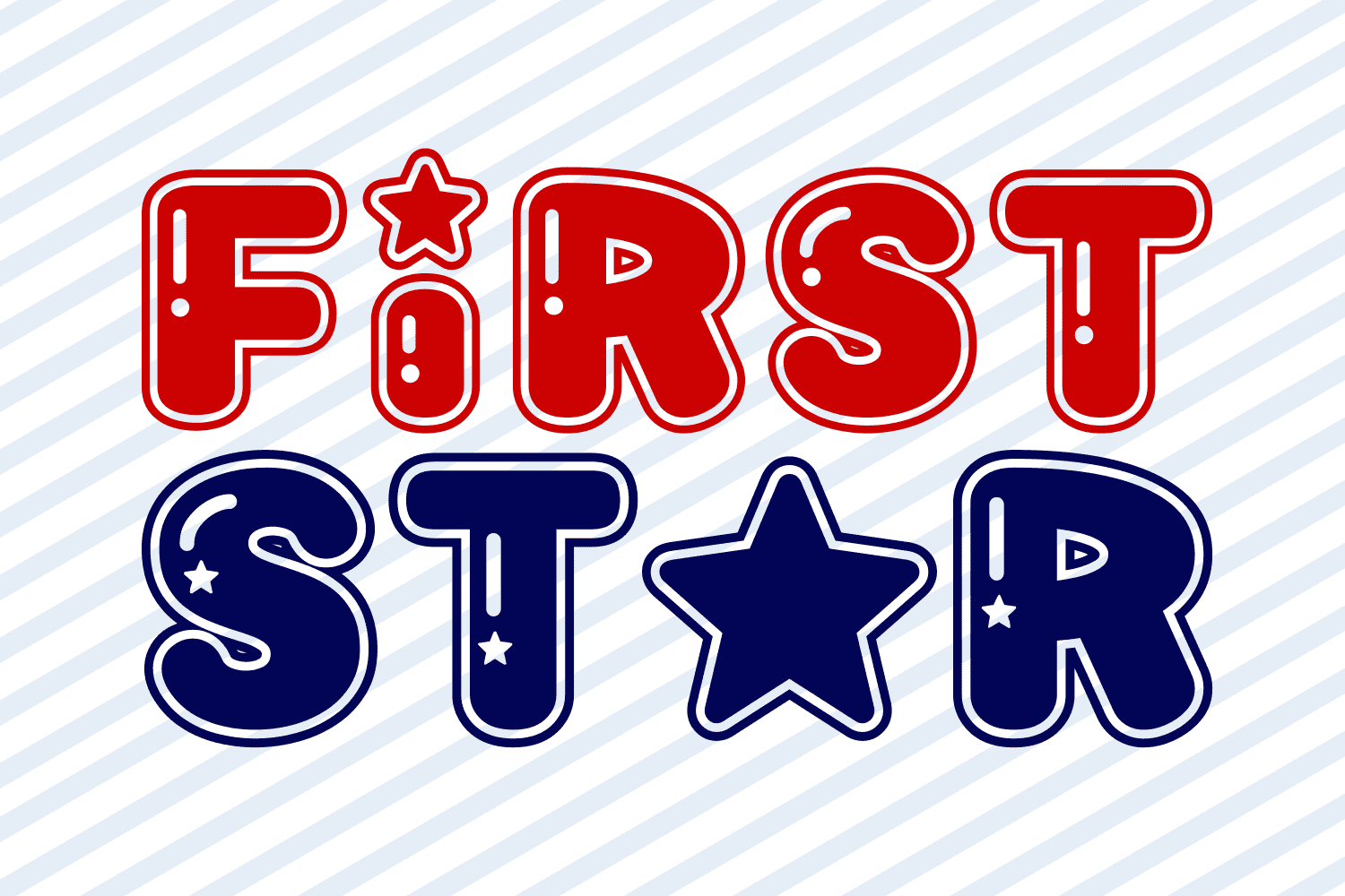 First Star font preview from Creative Fabrica