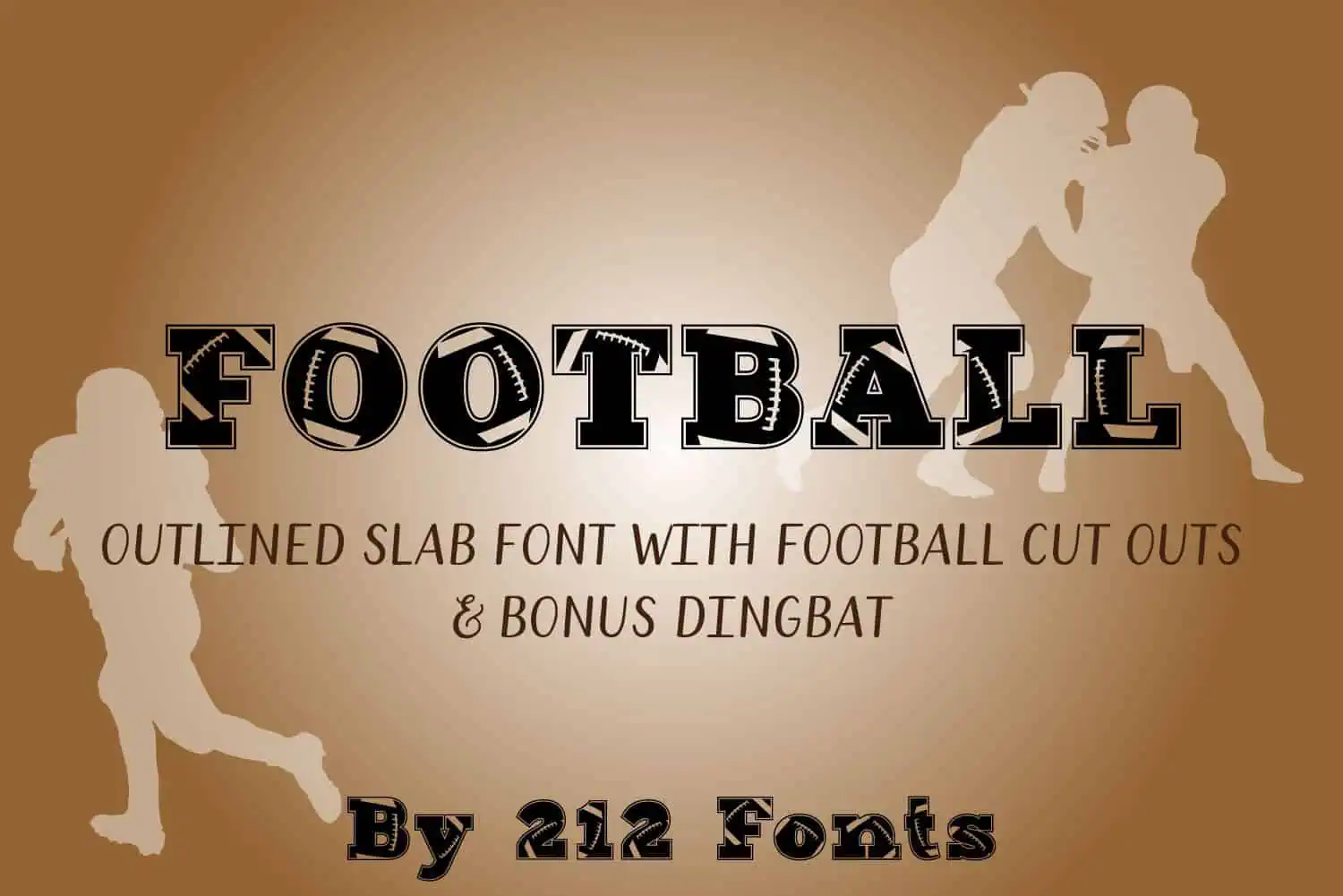 Football by 212 Fonts font preview from Creative Fabrica
