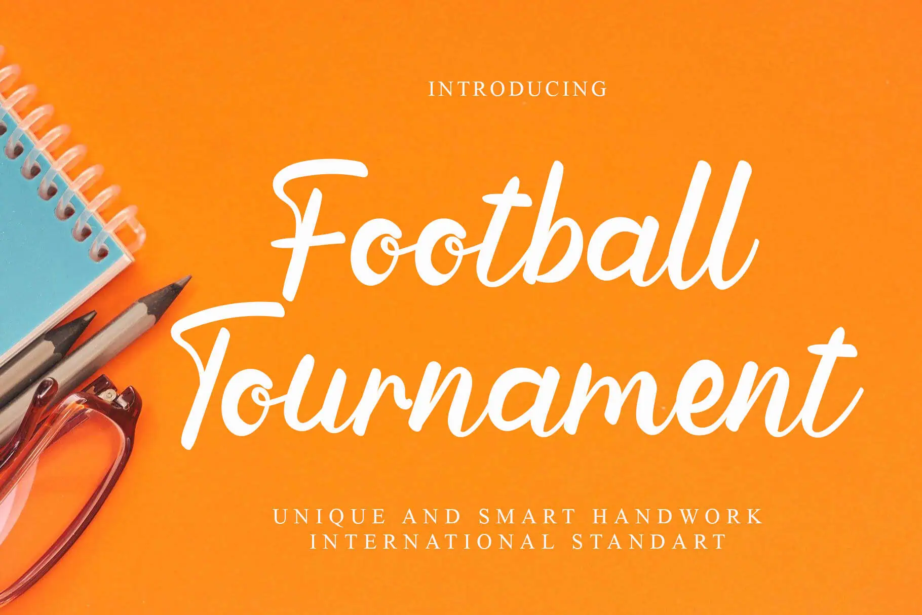 Football Tournament font preview from Creative Fabrica