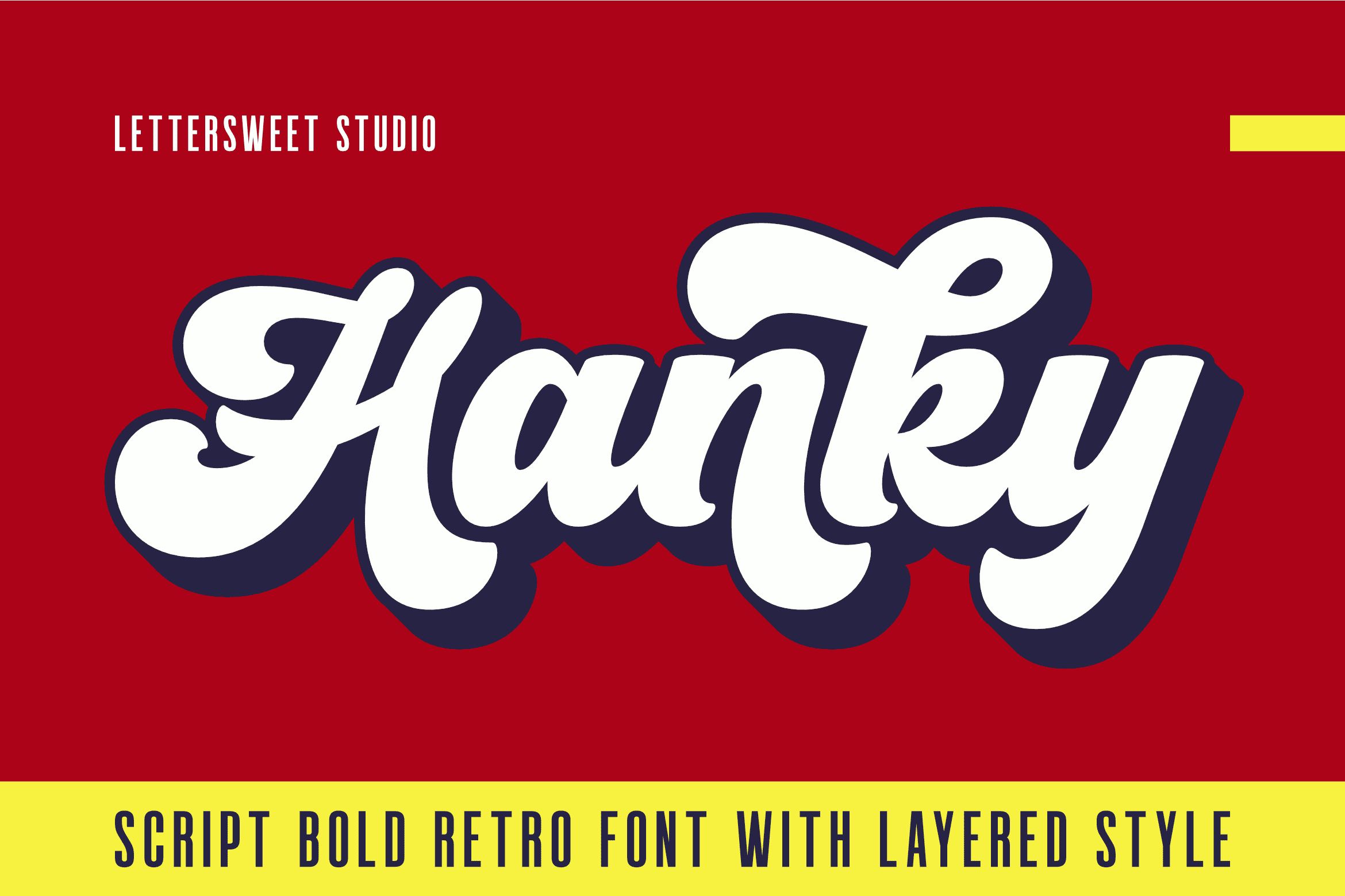 Hanky font preview from Creative Fabrica