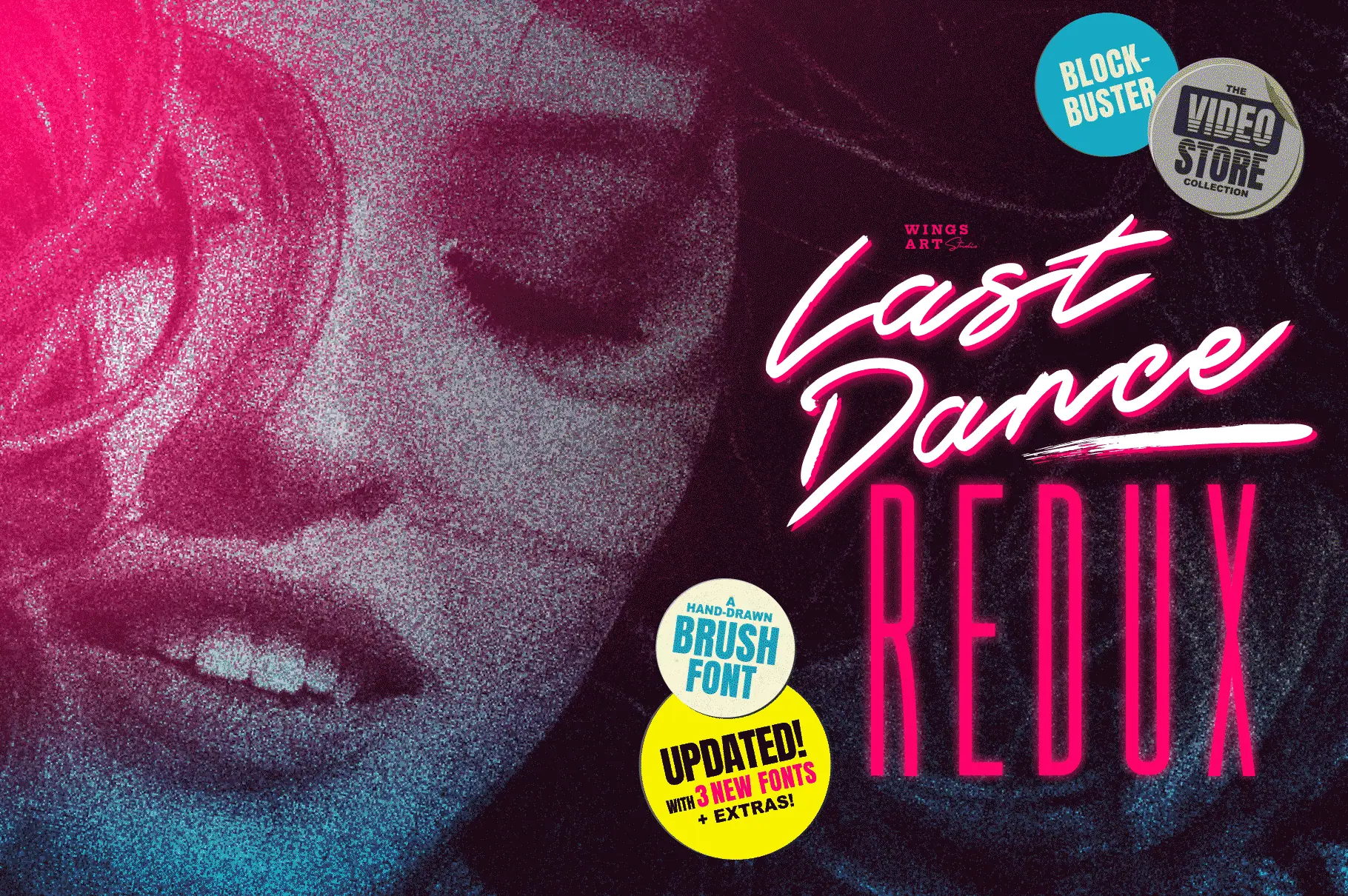 Last Dance Redux font preview from Creative Fabrica