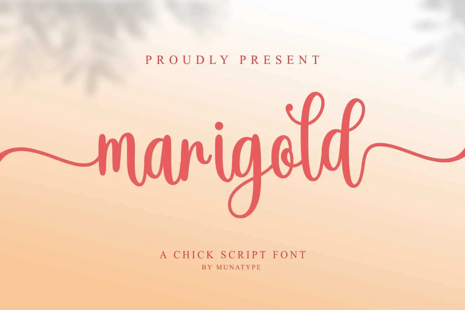 Marigold font preview from Creative Fabrica