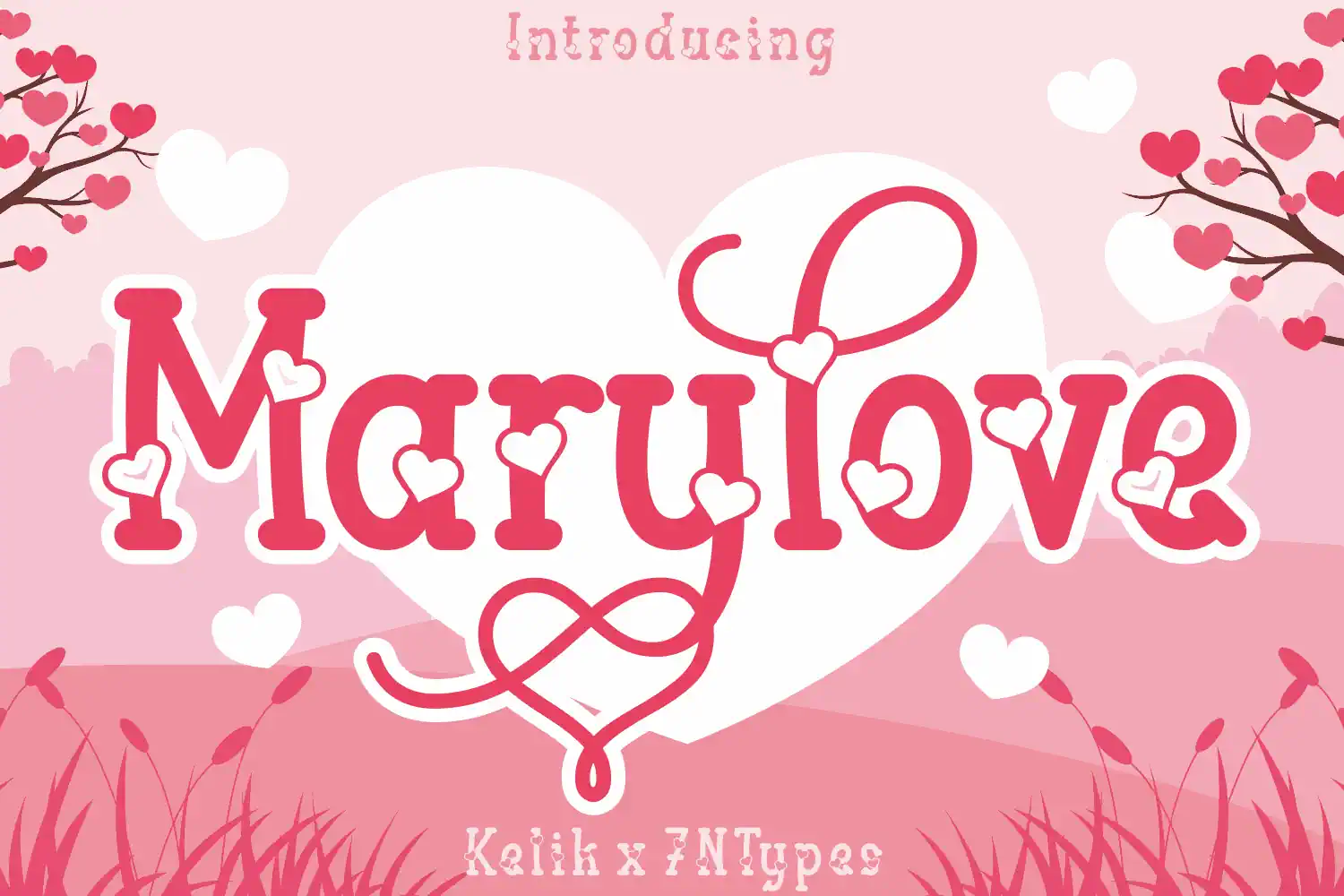 Marylove font preview from Creative Fabrica