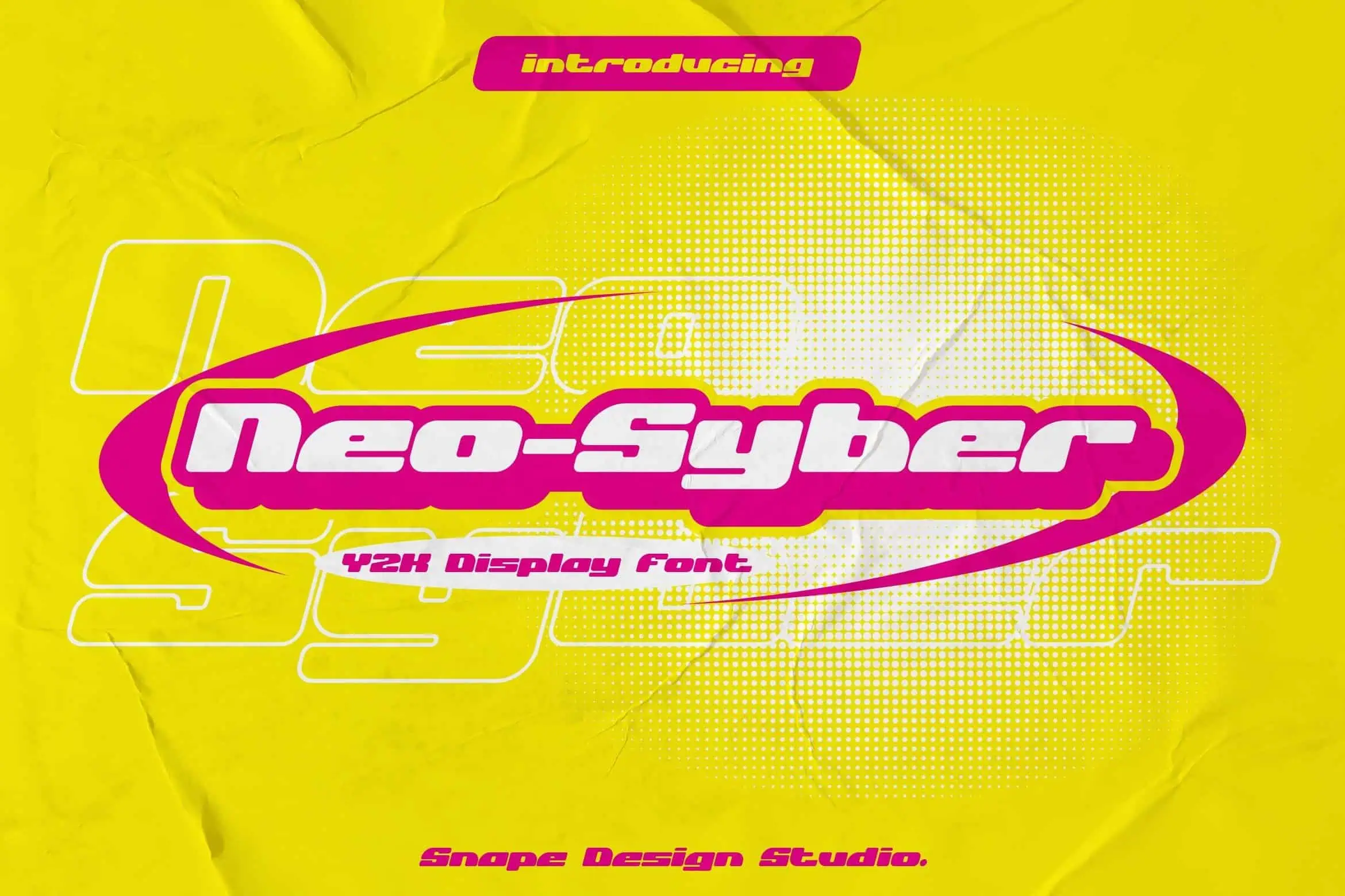 Neo Syber font preview from Creative Fabrica