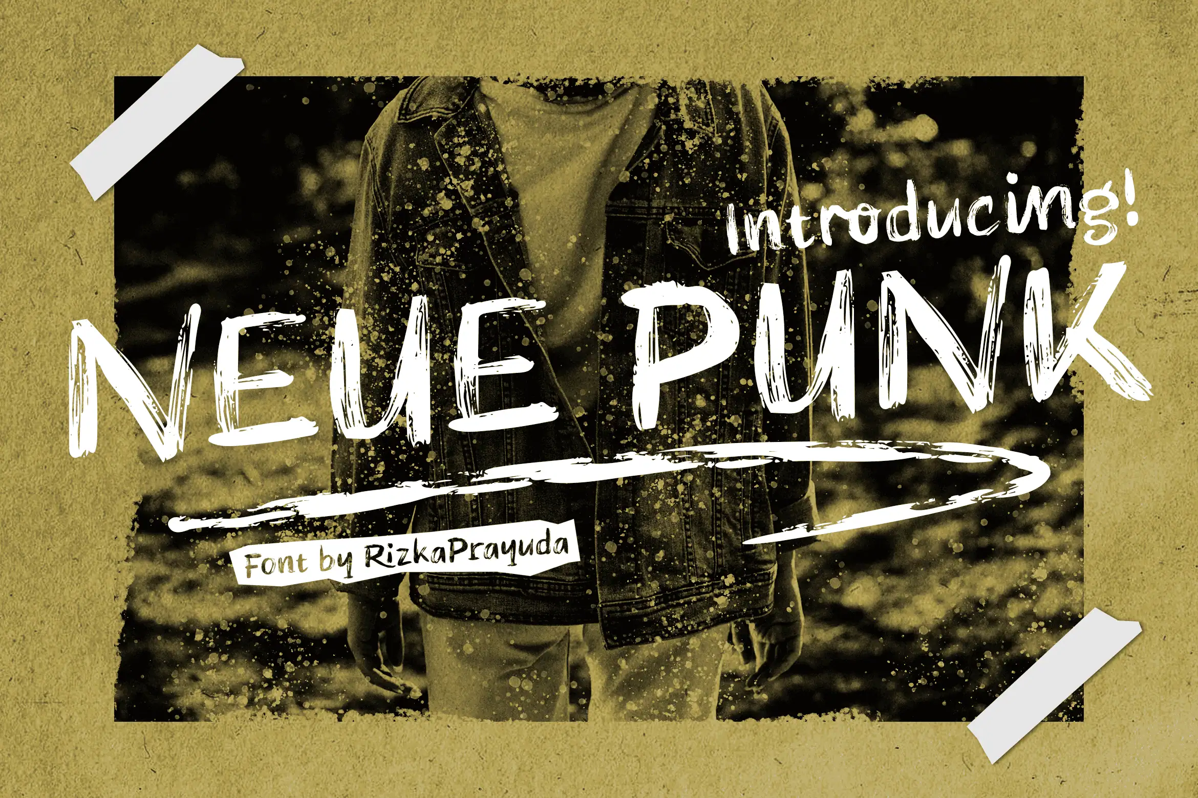 Neue Punk font preview from Creative Fabrica