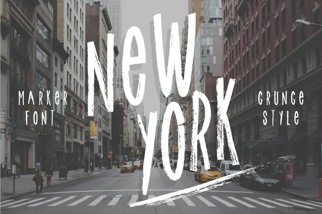 New York font preview from Creative Fabrica