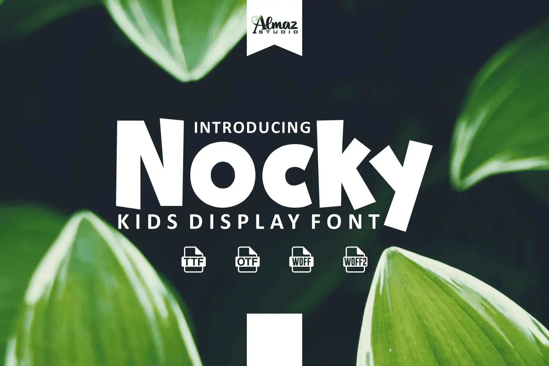 Nocky font preview from Creative Fabrica