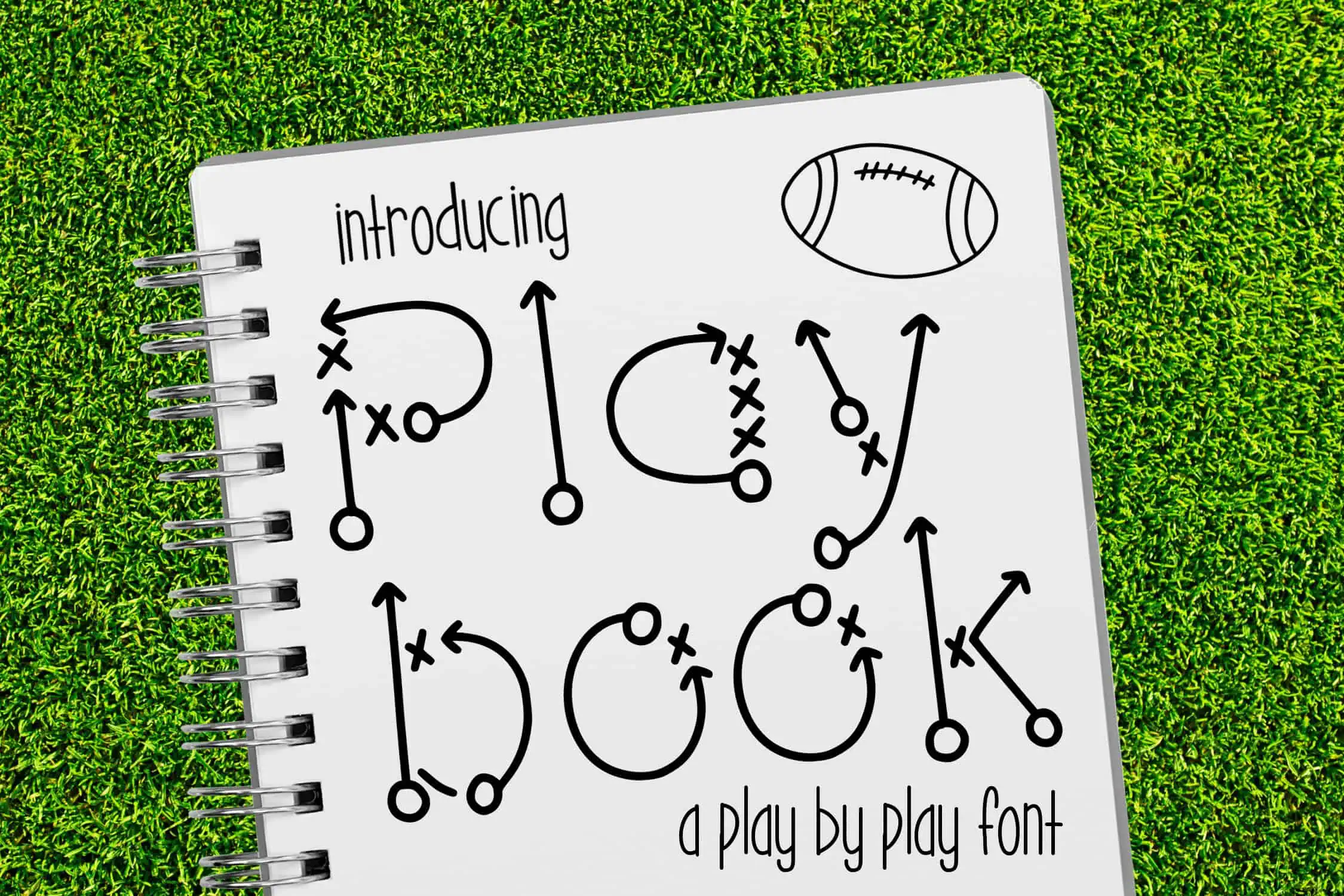 Playbook font preview from Creative Fabrica