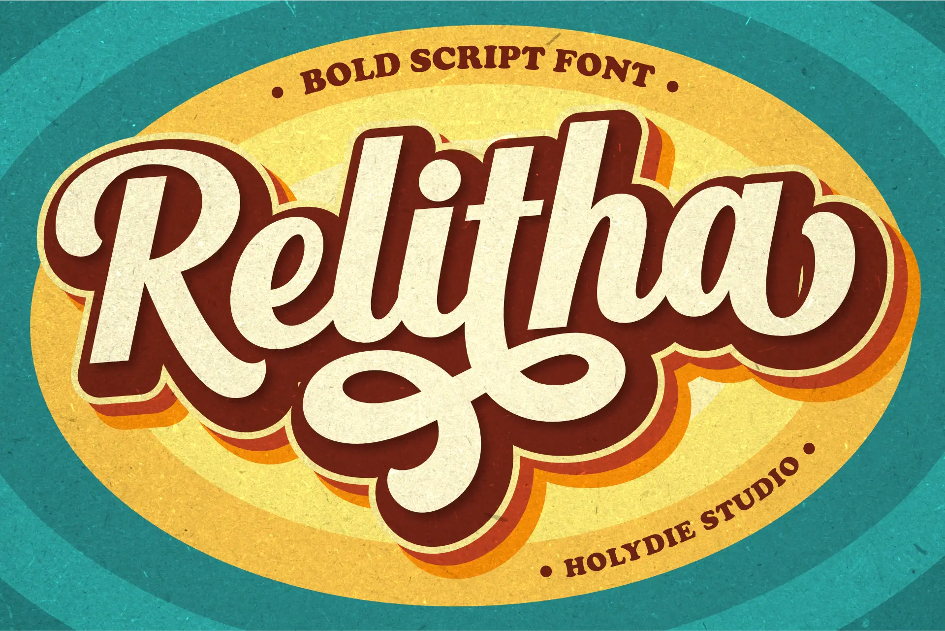 Relitha font preview from Creative Fabrica