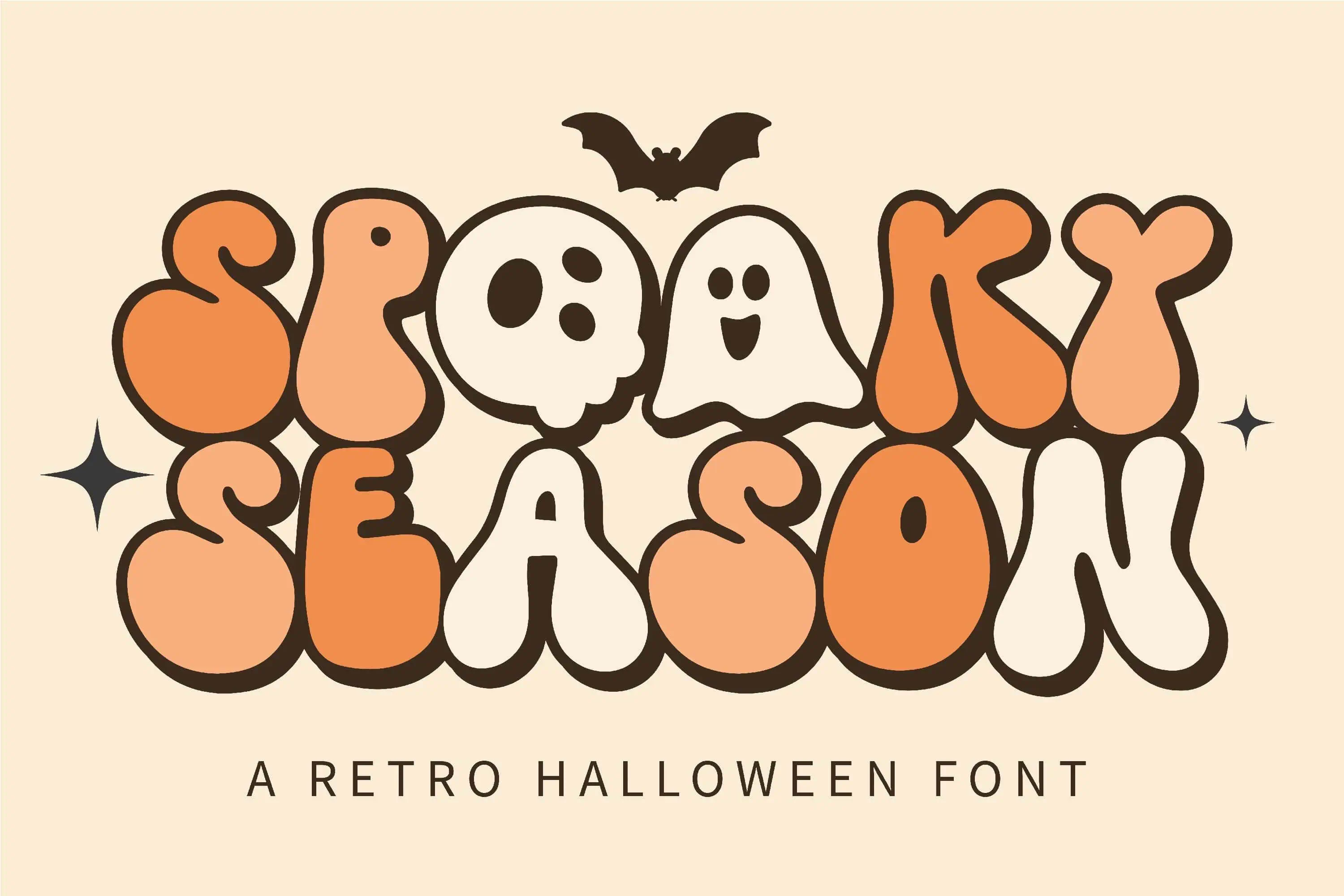 Spooky Season font preview from Creative Fabrica