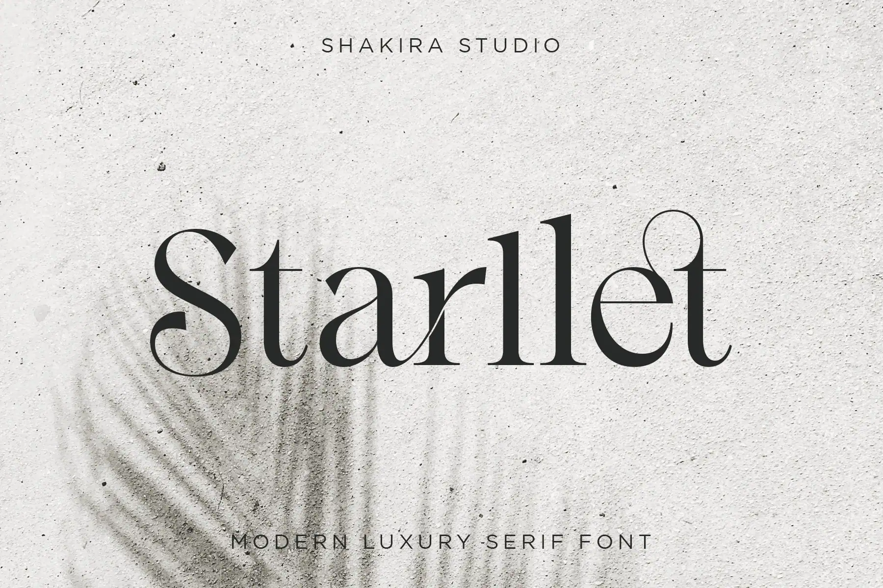 Starllet font preview from Creative Fabrica