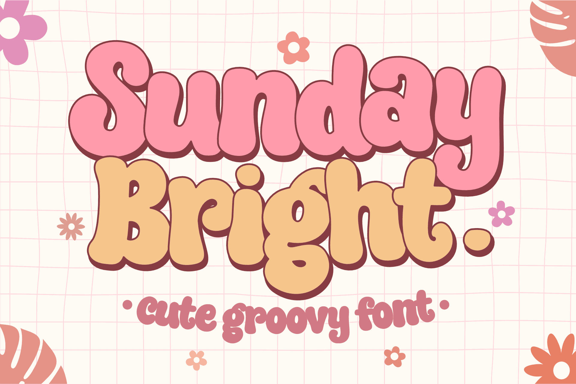 Sunday Bright font preview from Creative Fabrica