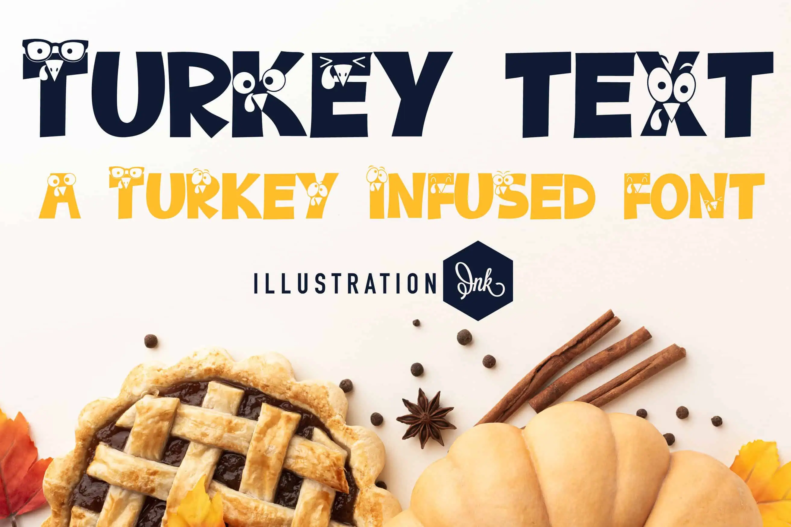Turkey Text font preview from Creative Fabrica