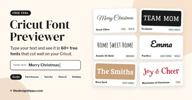 Cricut Font Previewer