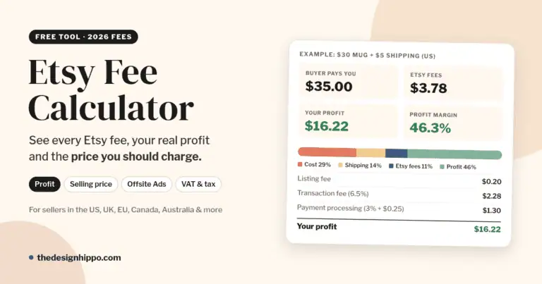 Etsy Fee Calculator