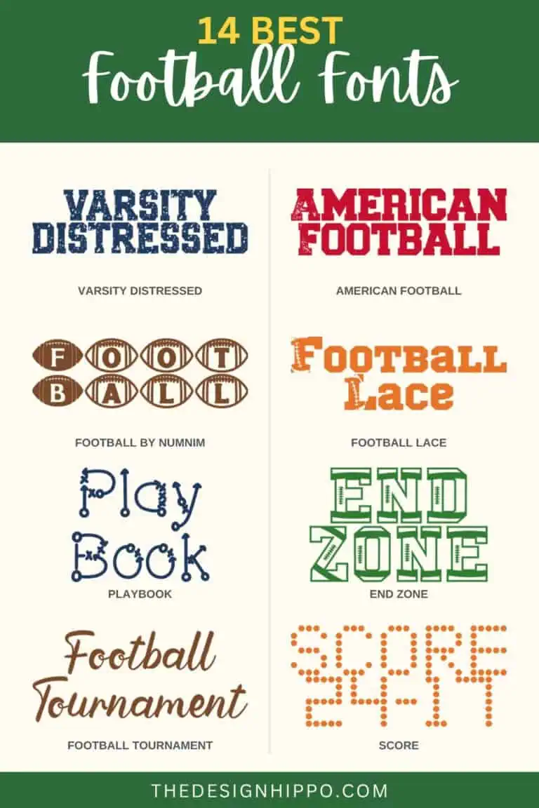 best football fonts