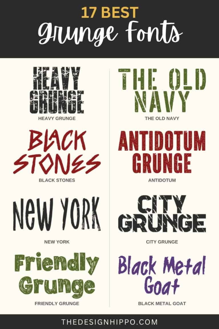 best grunge fonts