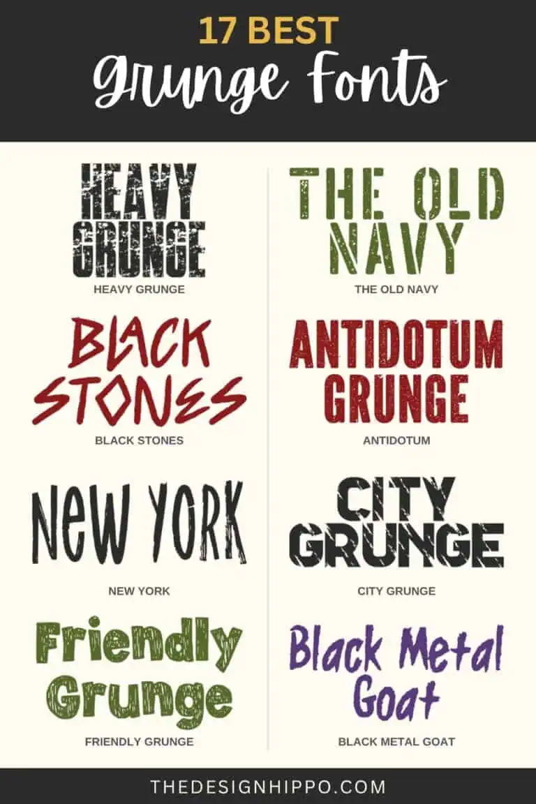 best grunge fonts