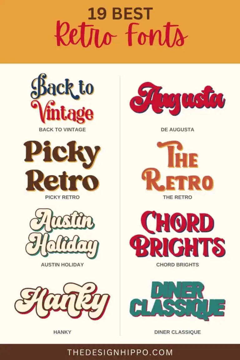 best retro fonts