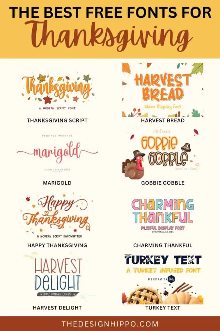 best thanksgiving fonts