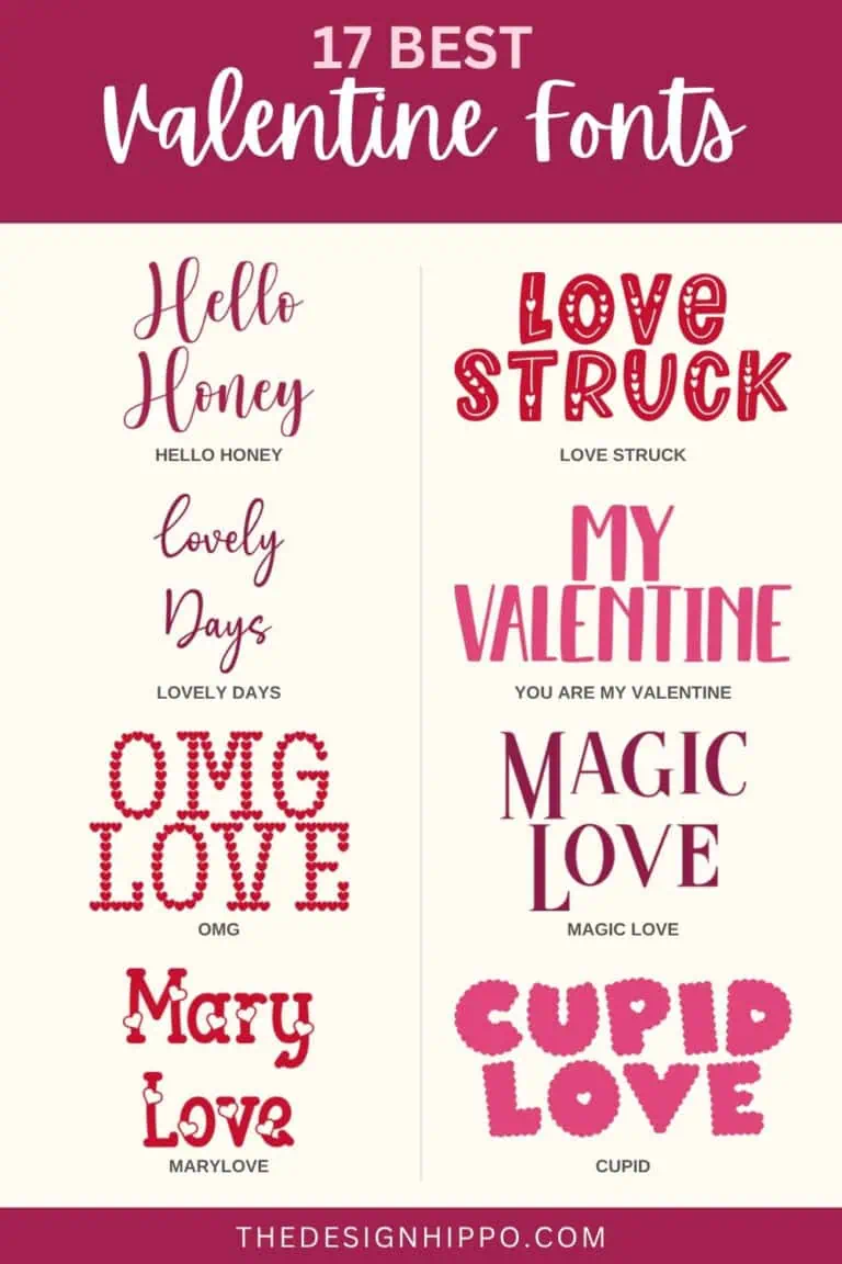 best valentine fonts