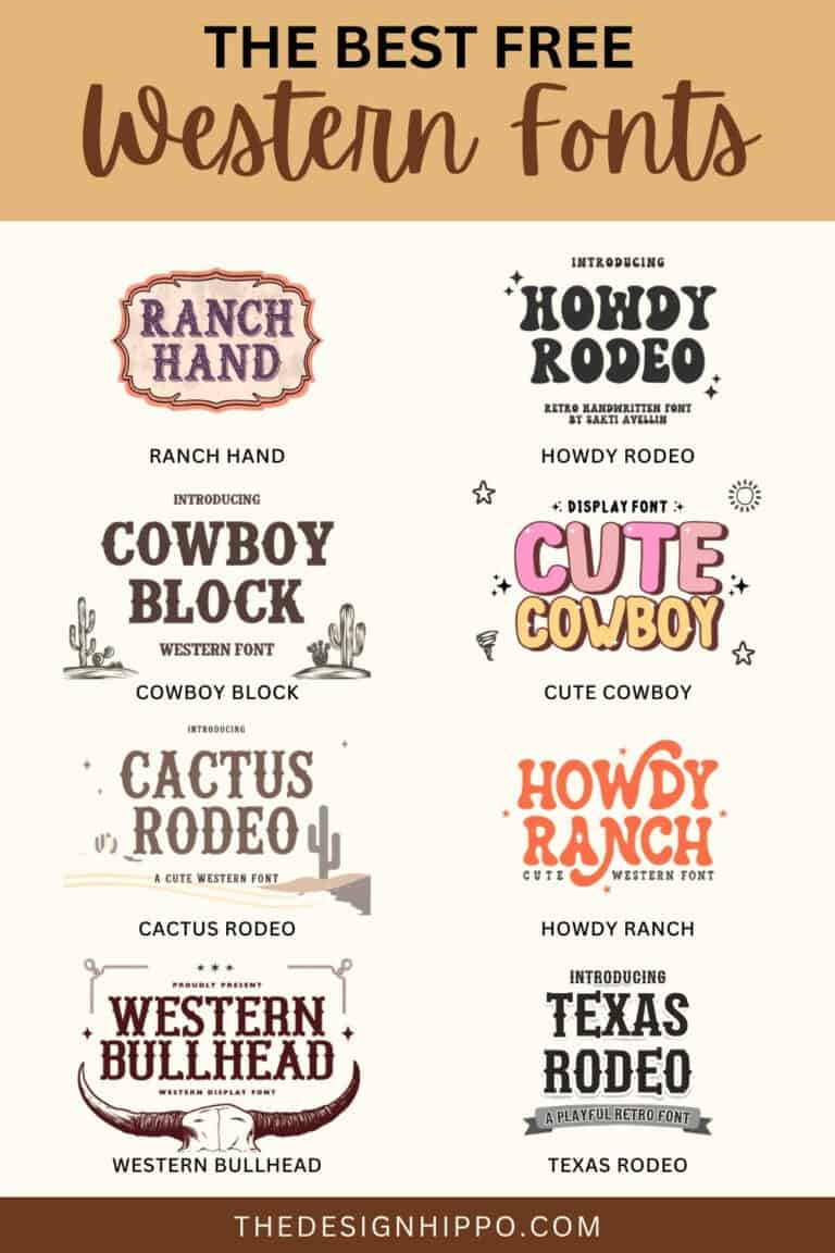 best western fonts