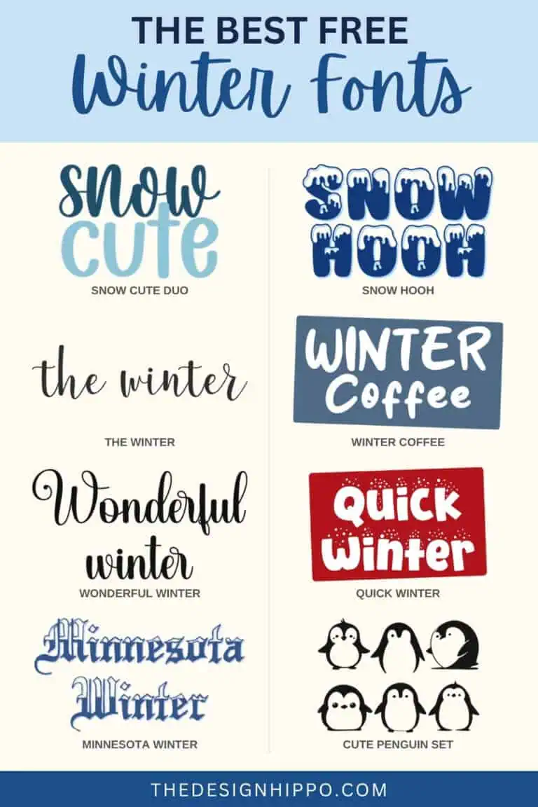 best winter fonts